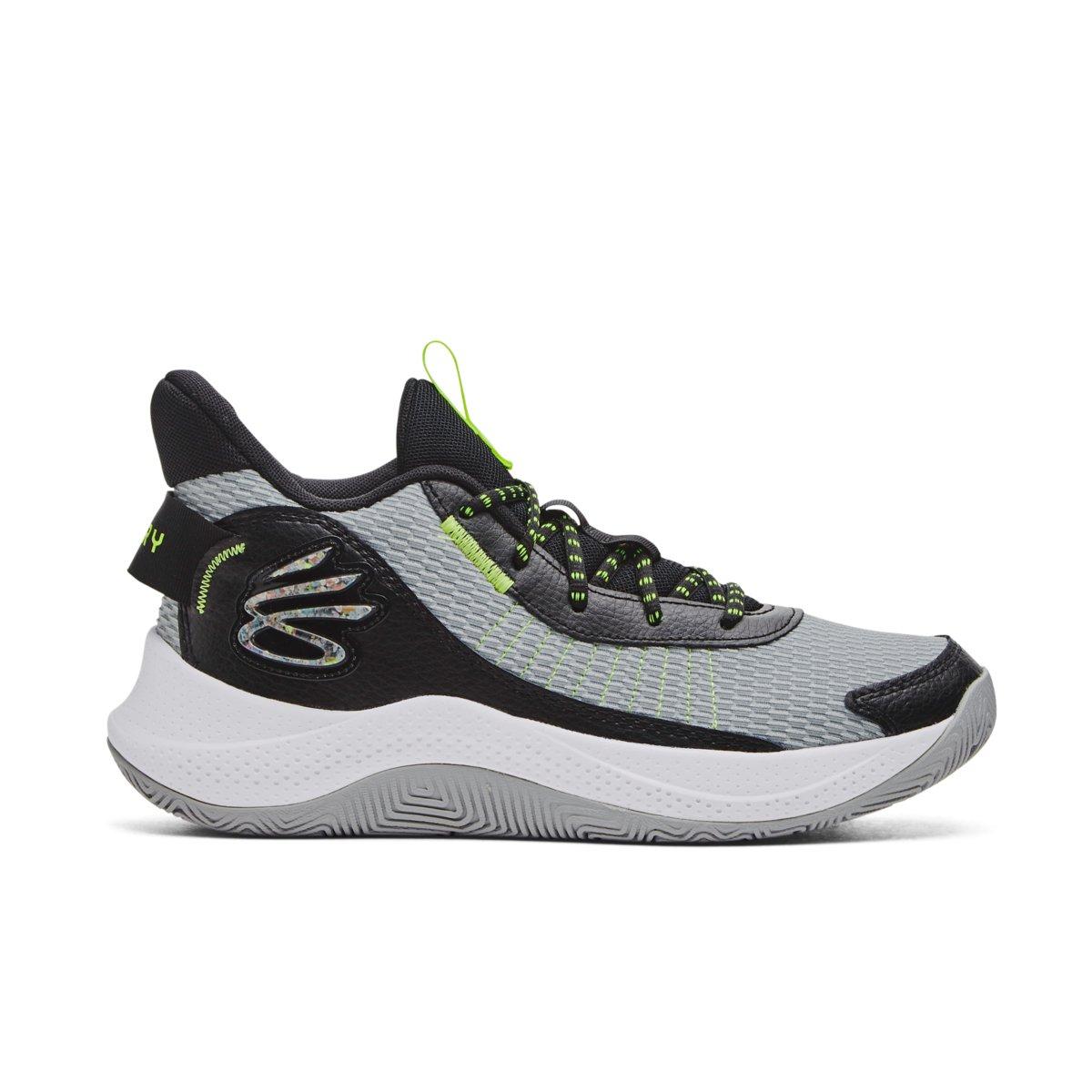 Under Armour Curry 3Z7 "Mod Grey/Black/High Vis Yellow" Unisex Basketball Shoe